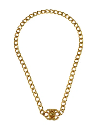 Pre-owned Chanel 1996 Turnlock Necklace