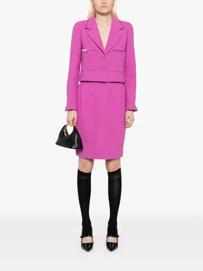 Pre-owned Chanel 1996 Tweed Suit