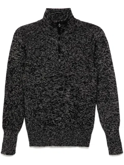 Pre-owned Chanel 1996 Zip Fastening Sweater In Black