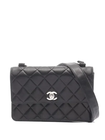 Pre-owned Chanel 1996-1997 Matelassé Cc Turn-lock Shoulder Bag