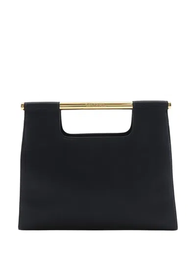 Pre-owned Chanel 1997-1999 Satin Frame Handbag In Black