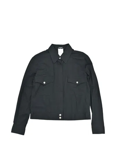 Pre-owned Chanel 1997 Button-up Jacket In Black