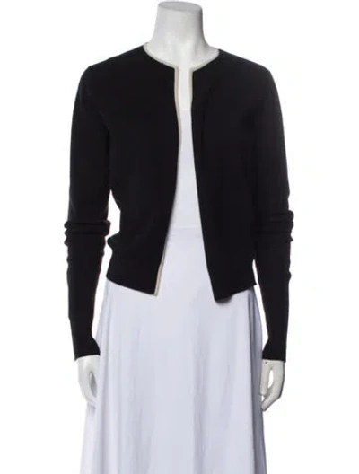 Pre-owned Chanel 1997 Cashmere Sweater In Black