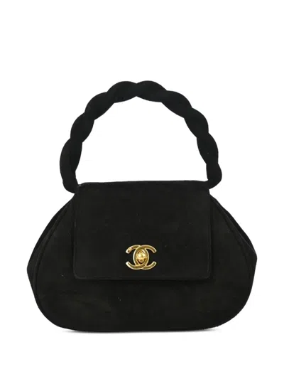 Pre-owned Chanel 1997 Cc Turn-lock Handbag In ブラック