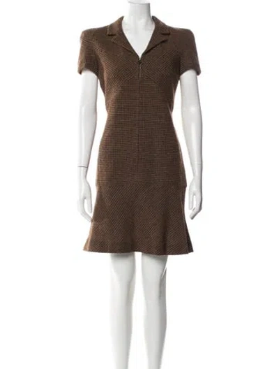 Pre-owned Chanel 1997 Knee-length Dress In Brown