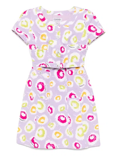Pre-owned Chanel 1997 Printed Dress Suits