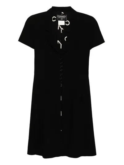 Pre-owned Chanel 1997 Short-sleeved Top In Black