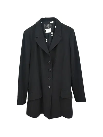 Pre-owned Chanel 1997 Single-breasted Jacket In Black