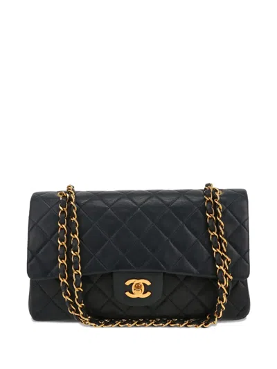 Pre-owned Chanel 1997 Timeless Classic Quilted Leather Shoulder Bag In Blue