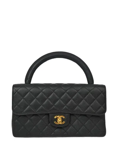 Pre-owned Chanel 1997 Top Handle Handbag In 黑色