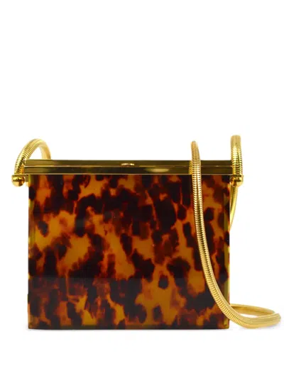 Pre-owned Chanel 1997 Tortoiseshell Shoulder Bag In Brown