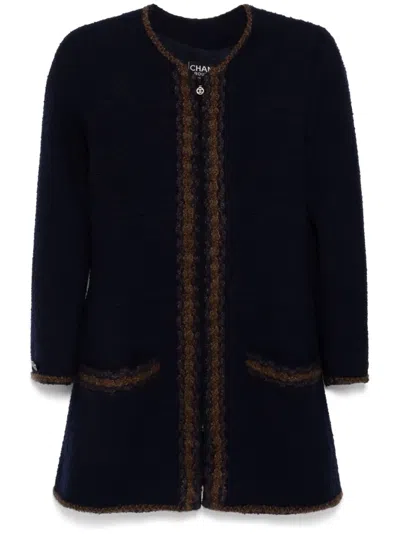 Pre-owned Chanel 1997 Weed Jacket In Blue