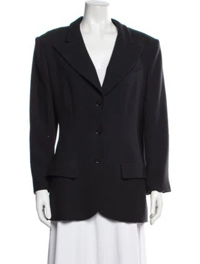 Pre-owned Chanel 1998 Boutique Blazer In Blue