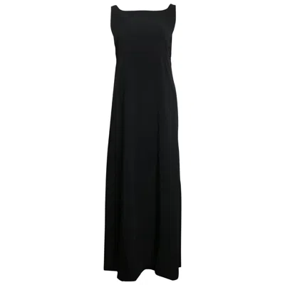 Pre-owned Chanel 1998  Black A-line Jersey Maxi Dress
