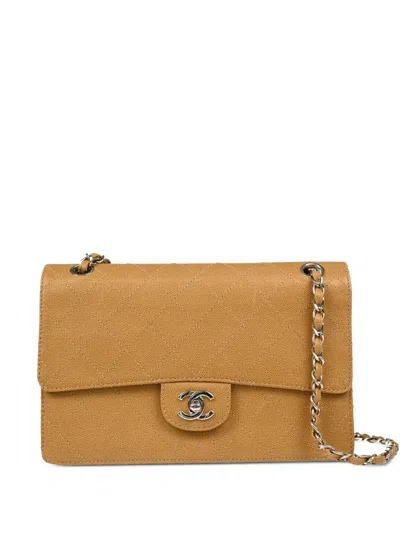 Pre-owned Chanel 1998 Classic Flap Shoulder Bag In 中性色