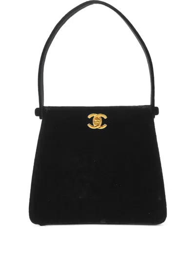 Pre-owned Chanel 1998 Double Sided Tote Bag In 黑色