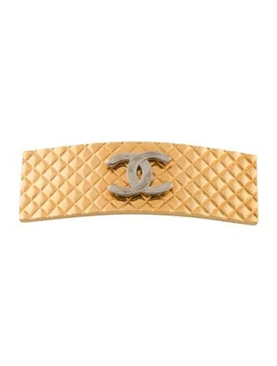 Pre-owned Chanel 1998 Vintage  Cc Hair Clip In Multi