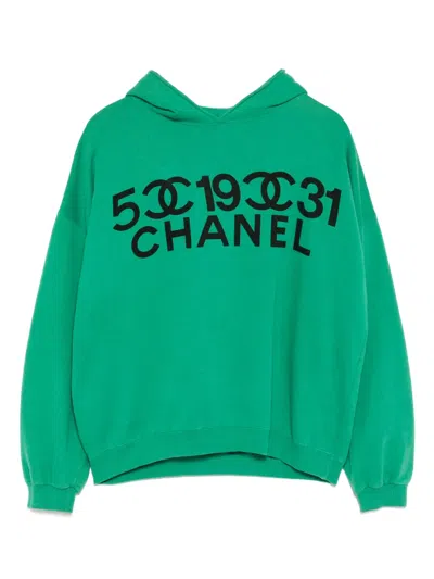 Pre-owned Chanel 1999-2000s Logo Sweatshirt