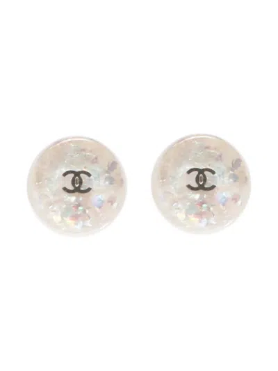 Pre-owned Chanel 1999 Cc Clip-on Earrings