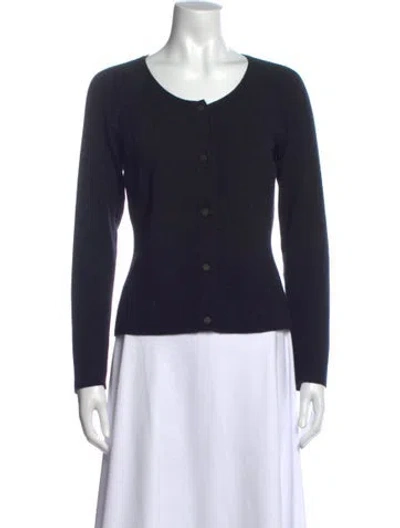 Pre-owned Chanel 1999 Identification Sweater In Black