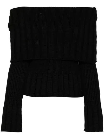 Pre-owned Chanel 1999 Wool Jumper In Black