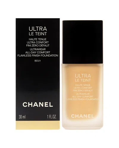 Chanel 1oz Ultra Le Teint Ultrawear Flawless Foundation - Bd21 Light Medium  Golden In White