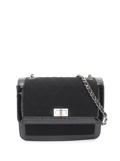 Pre-owned Chanel 2000-2002 Matelasse Tote Bag In Black