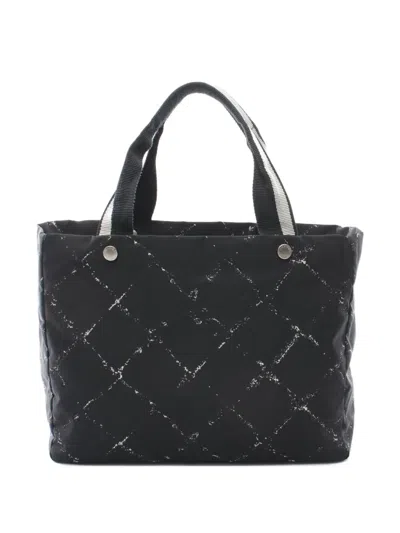 Pre-owned Chanel 2000-2002 Old Travel Line Tote Bag