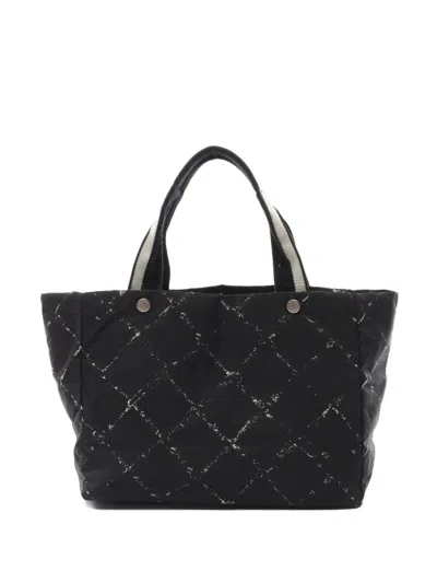 Pre-owned Chanel 2000-2002 Old Travel Line Tote Bag