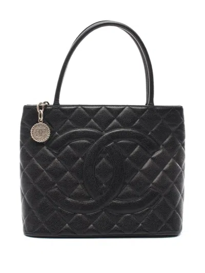 Pre-owned Chanel 2000-2002 Reissue Handbag In Black