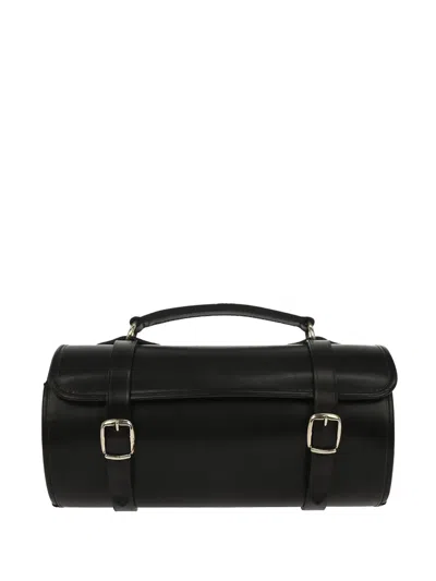 Pre-owned Chanel 2000 Buckle-fastening Tote Bag In Black