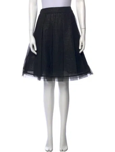 Pre-owned Chanel 2000 Knee-length Skirt In Black