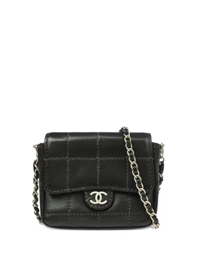 Pre-owned Chanel 2000 Micro Choco Bar Shoulder Bag