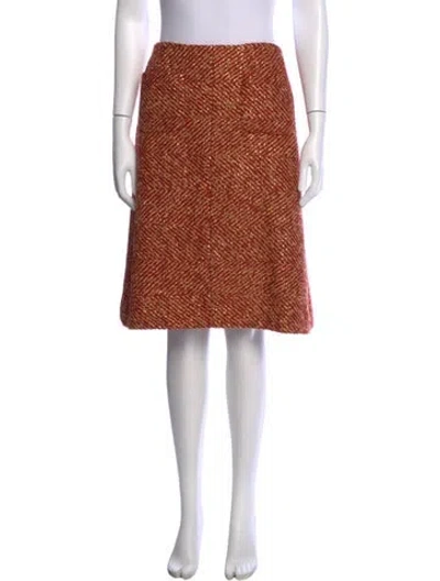 Pre-owned Chanel 2000 Midi Length Skirt