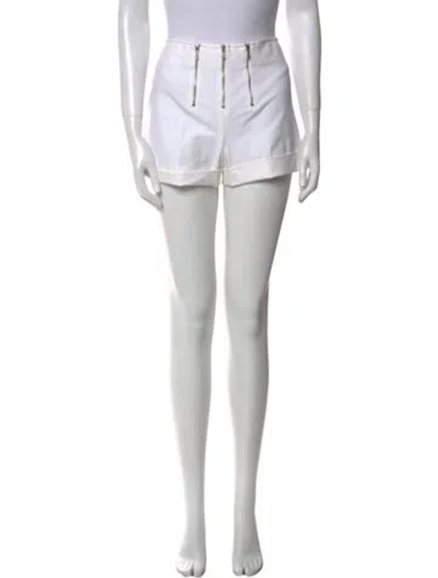 Pre-owned Chanel 2000 Mini Shorts In White