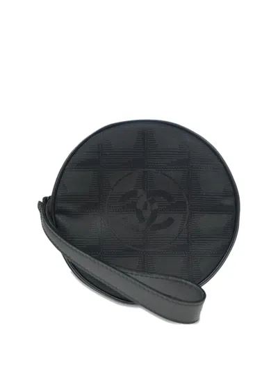 Pre-owned Chanel 2000 Travel Line Round Pouch