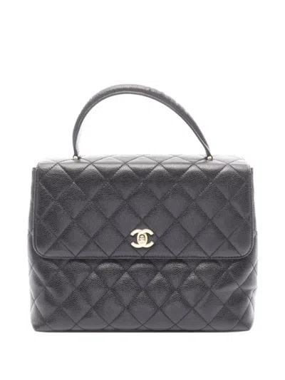 Pre-owned Chanel 2000-2002 Caviar-leather Tote Bag