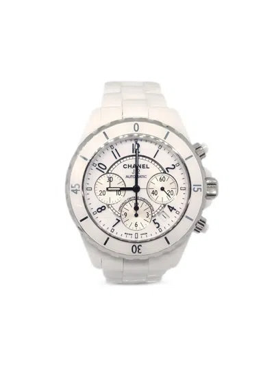 Pre-owned Chanel 2000s Ceramic J12 41mm