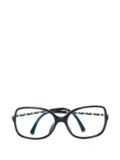 Pre-owned Chanel 2000s Chain-detail Square Glasses