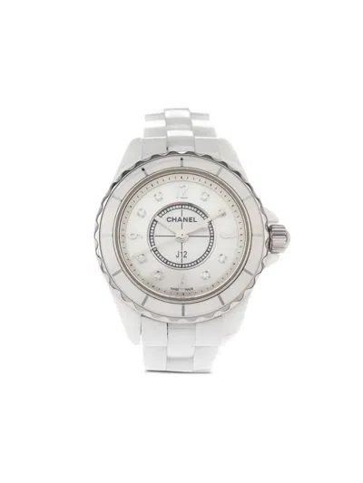 Pre-owned Chanel 2000s J12 29mm In White