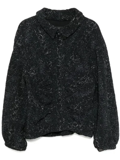 Pre-owned Chanel 2000s Zip-up Jacket In Black