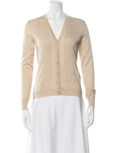 Pre-owned Chanel 2001 Cashmere Sweater In Neutral