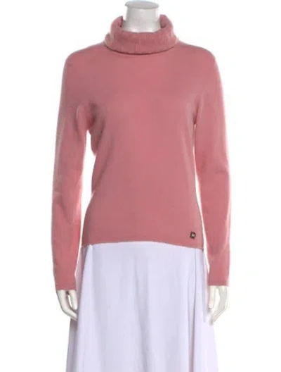 Pre-owned Chanel 2001 Cashmere Sweater In Pink