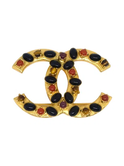 Pre-owned Chanel 2001 Cc Brooch