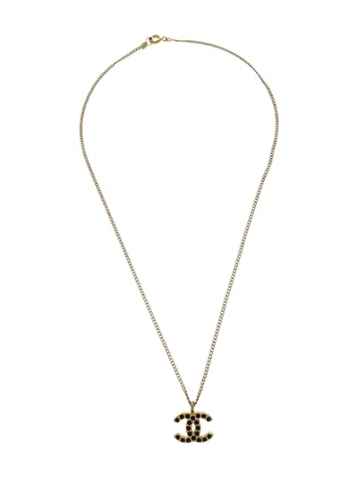 Pre-owned Chanel 2001 Cc-pendant Necklace