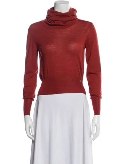 Pre-owned Chanel 2001 Metiers D'art Collection Sweater In Brown