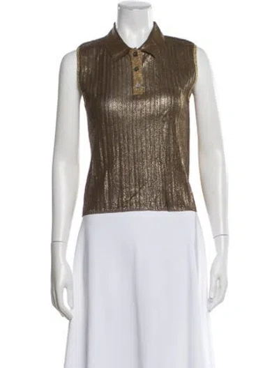 Pre-owned Chanel 2001 Sleeveless Polo