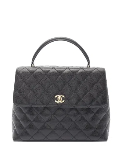 Pre-owned Chanel 2002-2003 Matelasse Handbag In Black