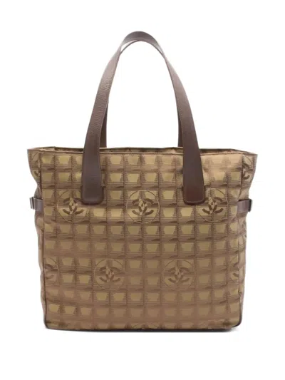 Pre-owned Chanel 2002-2003 New Travel Line Gm Tote Bag