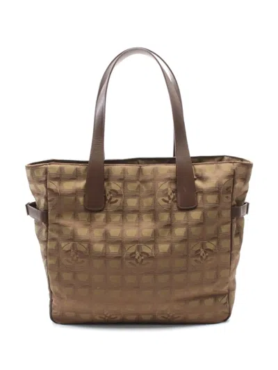 Pre-owned Chanel 2002-2003 New Travel Line Gm Tote Bag